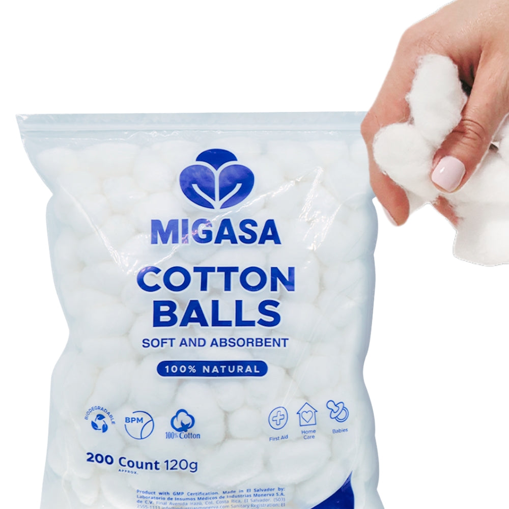 MIGASA Cotton Balls  200 Count