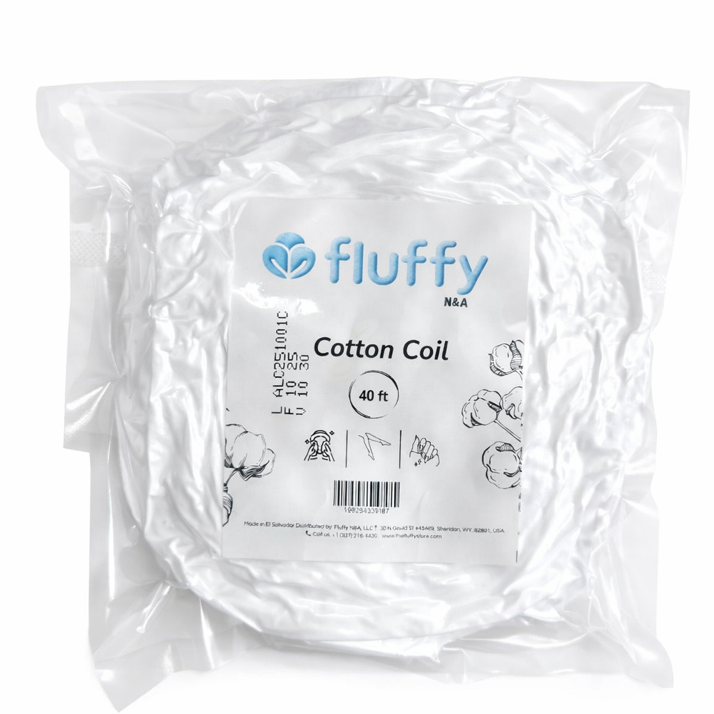 Fluffy Cotton Coil  40 FT